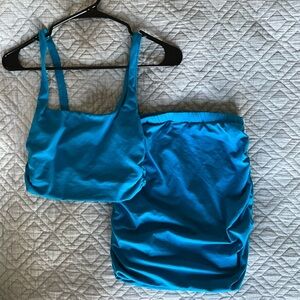 Superdown Blue Two Piece Bodycon